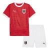 Conjunto (Camiseta+Pantalón Corto) Austria Primera Equipación Euro 2024 - Niño